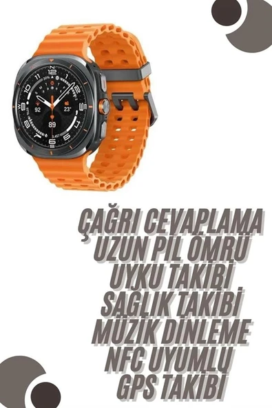 Akıllı Saat Unısex Zarif Görünümlü Titanyum Kasa Amoled Ekran Müzik Dinleme ürün görseli 1