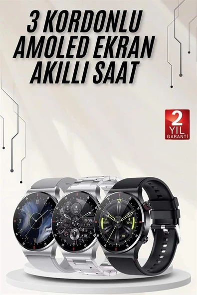 Çok Fonksiyonlu Akıllı Saat Bluetooth Bağlantılı Çağrı Cevaplayabilen Uzun Pil Ömrü - Resim 2