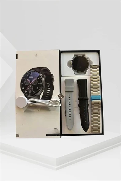 Akıllı Saat Adımsayar Nabız Ölçer Titreşim Özellikli Çağrı Cevaplama Sosyal Medya - Resim 3