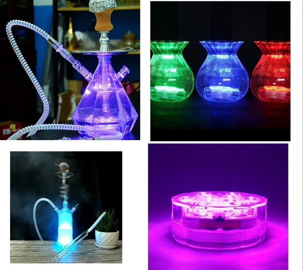 Nargile Işığı Renk Değiştiren Kumandalı Led Lamba - 5