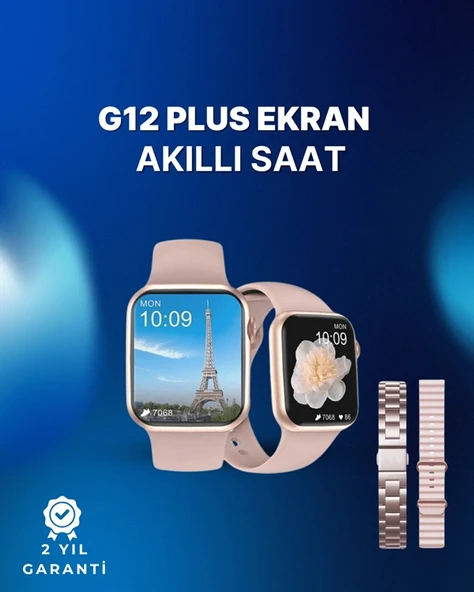 GPS Destekli Akıllı Saat – Nabız, Uyku ve Adım Takibi, Sesli Görüşme, Suya Dayanıklı Tasarım - Resim 2