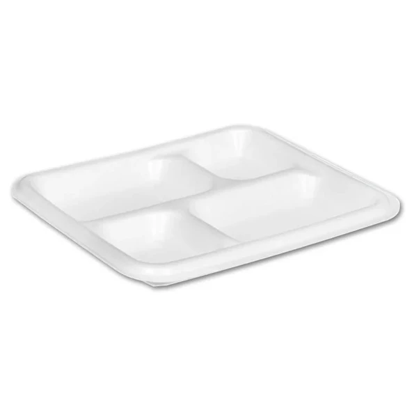 Ema Köpük Tabak Tabldot 4 Bölmeli Mod 27C 100 Adet ürün görseli