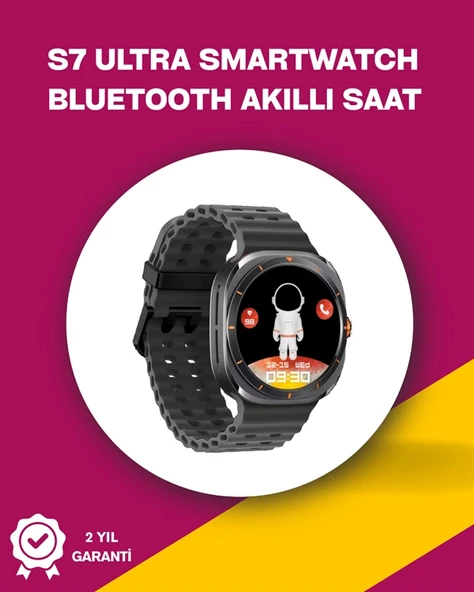 Mikrofon ve Hoparlörlü Akıllı Saat | Takvim, Titreşim, Kronometre Özellikli ürün görseli 1