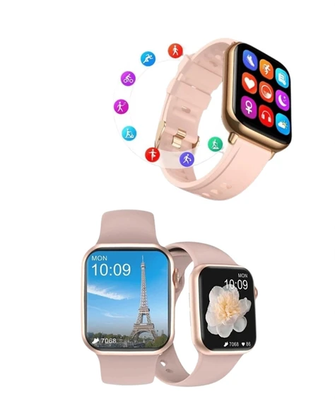 Titreşimli Bildirimli Akıllı Saat – Nabız, GPS, Spor Modları, Telefon Eşleştirme Özellikli - 4