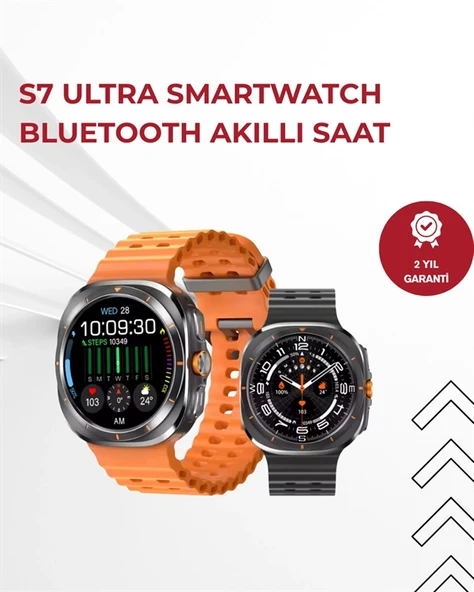 Toza ve Suya Dayanıklı Unisex Akıllı Saat | Renkli Ekran | Mikrofonlu Model ürün görseli 1