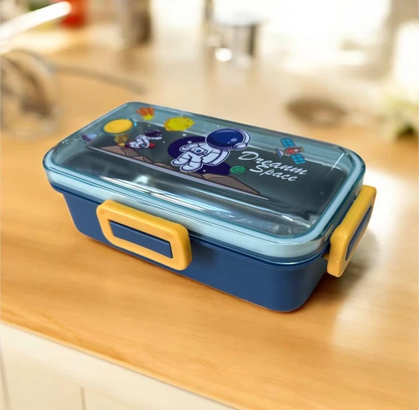 Fixpoint Paslanmaz Çelik Yemek Saklama ve Taşıma Kabı Lacivert 530 ml P-1445