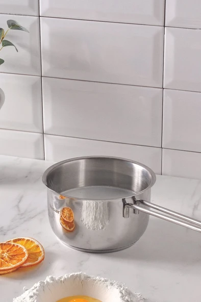 Hisar Teos Çelik Sütlük 14 cm - 1