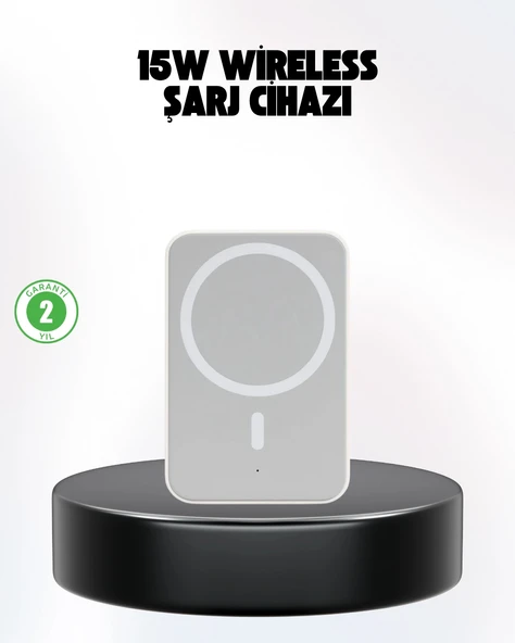 iPhone Serileri ile Uyumlu MagSafe Manyetik Araç Telefon Tutucu ve Şarj Cihazı ürün görseli 1