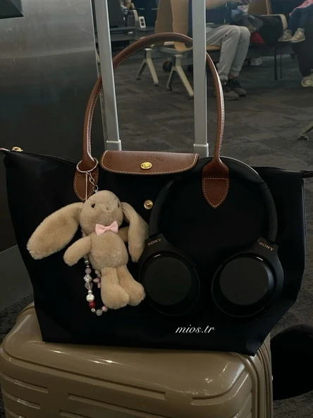 Siyah Longchamp Çanta - 3