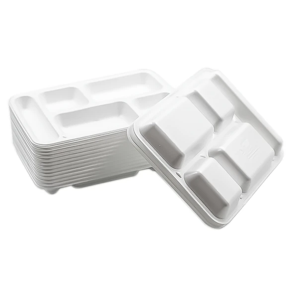 Ema Köpük Tabak 5 Gözlü Mod 27B -100 Adetli - Resim 2