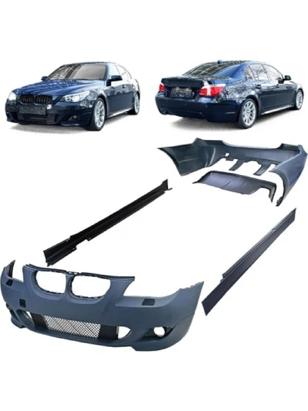 Bmw E60 2003.2007 5.seri  Uyumlu Boyasız M Tech Body Kit ürün görseli