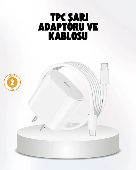 iPhone ve iPad Uyumlu 20W Güvenli USB-C Hızlı Şarj Adaptörü ürün görseli 1