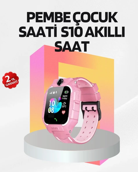 S10 Çocuk Akıllı Saati Konum Geçmişi ve Alarm Fonksiyonlu - 1