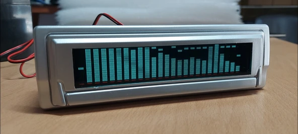 25 Bit Ekolayzır Sese Duyarlı Spectrum 12v ( Montaj Kutulu ) Gümüş Renk ürün görseli