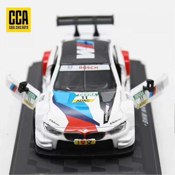 1:44 BMW M4 DTM Kapıları Açılabilen Model Araba Koleksiyonluk ve Hediyelik Özel Seri Araç - 2