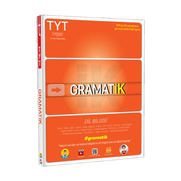 Tonguç Akademi Yayınları YKS TYT Gramatik Dil Bilgisi Soru Bankası - 1