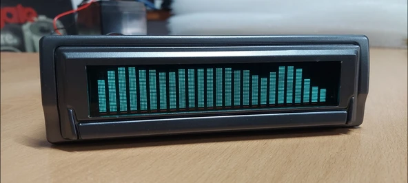 25 Bit Ekolayzır Sese Duyarlı Spectrum 12v ( Montaj Kutulu ) Antrasit Renk