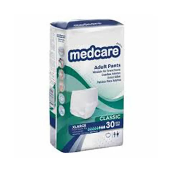 MEDCARE Classic Emici Külot Yetişkin Hasta Bezi 5,5 Damla XLarge   30 adet ürün görseli