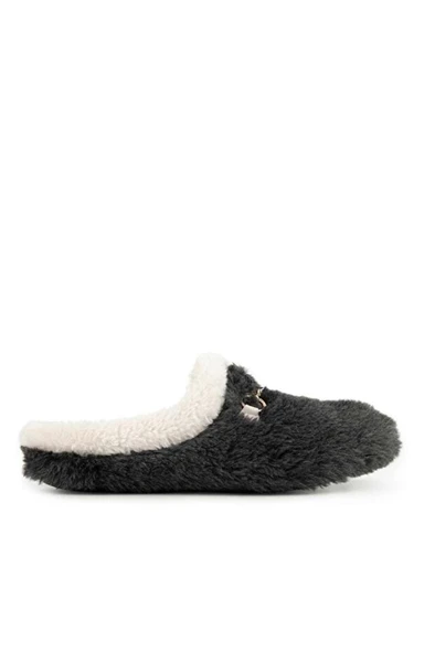 Muya Kraska 36901-086 Kadın Kışlık Ev Terliği Füme 36-40 ürün görseli