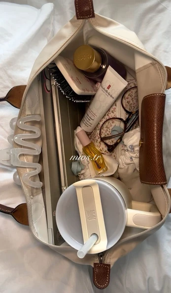 Bej Longchamp Çanta - 3