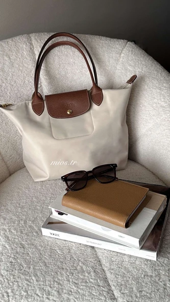 Bej Longchamp Çanta