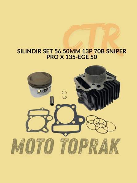 Silindir Seti 56.50mm 13P 70B Sniper Pro X 135 / Ege 50 - 1