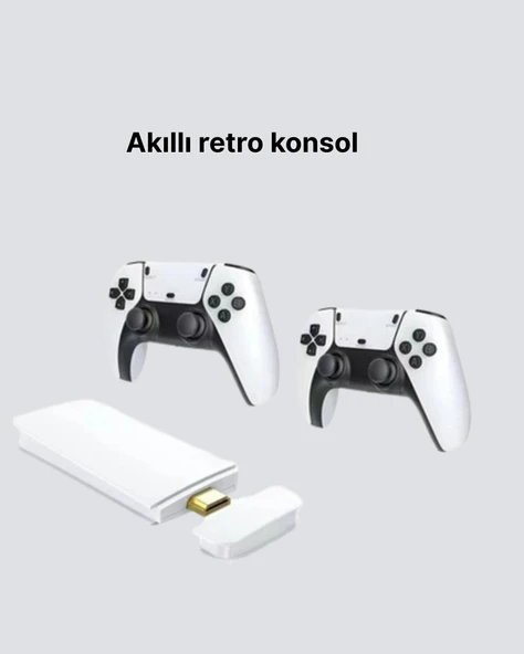HDMI ve Kablosuz Kontrolcülü 20.000 Oyunlu Retro Oyun Konsolu - Resim 5