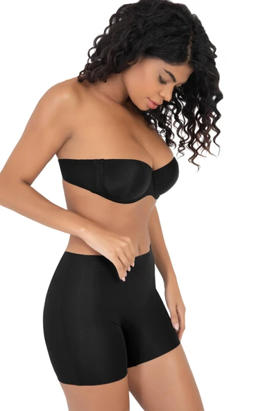Korse Sepeti 3202 Kadın Lazer Kesim Yüksek Bel Boxer Korse - 3