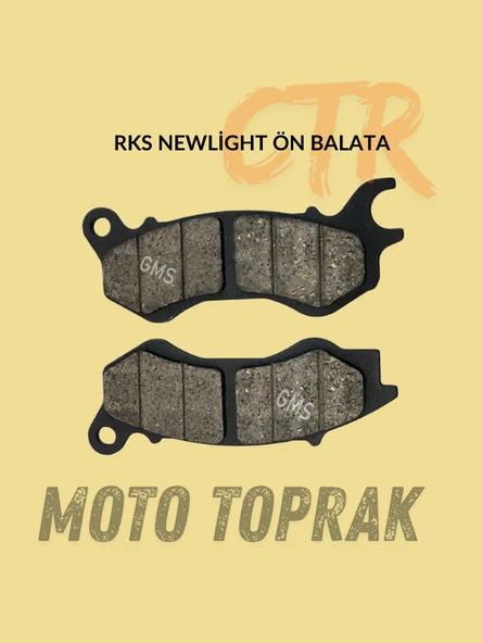 RKS Newlight Ön Fren Balatası – Disk Fren Uyumlu - 1