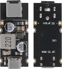 Gözeler Pd65w Typc-e USB Qc3.0 5V 9V 12V 20V Hızlı Şarj Modülü– 2.5x5.5 Jack - Resim 2
