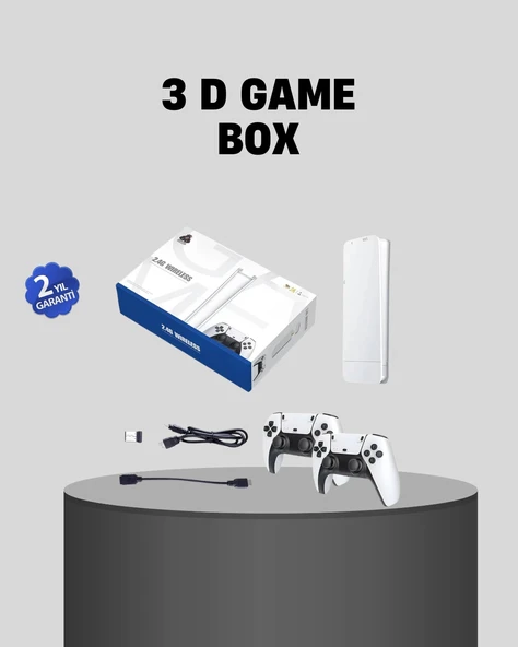 20.000 Yüklü Oyunlu Kablosuz Retro Oyun Konsolu 4K Destekli ürün görseli 1