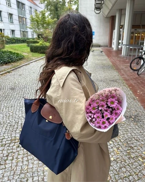 Lacivert Longchamp Çanta - 3