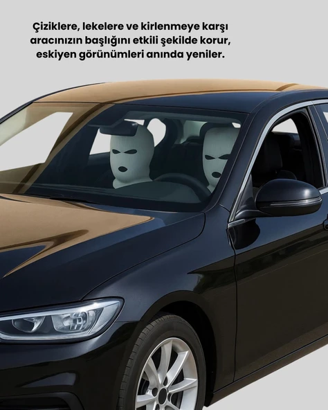 2 ADET Araba Koltuk Başlığı Kılıfı - 2