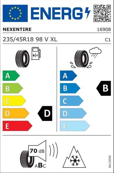 NEXEN 235/45R18 98V XL WINGUARD SPORT 2 2025 KIŞ LASTİĞİ - Resim 2