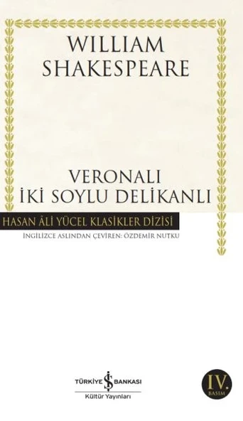 Veronalı İki Soylu Delikanlı - Hasan Ali Yücel Klasikleri ürün görseli