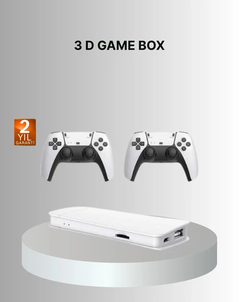 3D ve 4K Görüntü Kaliteli Çok Oyunculu Retro Oyun Konsolu ürün görseli 1