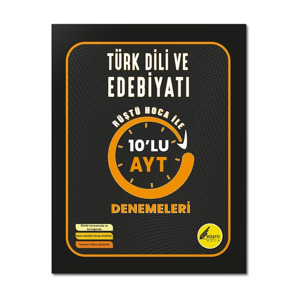 Rüştü Hoca Yayınları 10'lu AYT Denemeleri