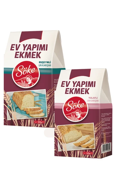 Söke Ev Yapımı Ruşeymli ve Yulaflı Un Karışımı 2 x 500 2 li Set - 1