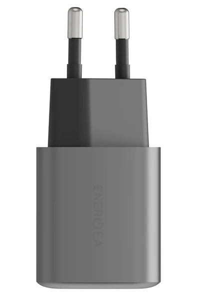 AmpCharge GaN35 35W Type-C ve 30W USB 3.0 Çıkışlı Hızlı Şarj Aleti - Koyu Gri - Resim 5