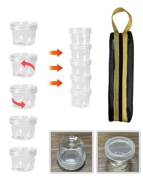 Nurgaz Küp Küp Baharatlık Saklama ve Taşıma Seti - 3