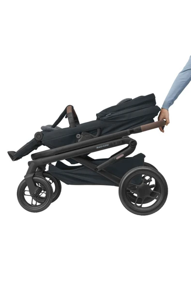 MAXİ-COSİ Maxi Cosi Lila Xp Ekstra Portbebeli Seyahat Sistem Olabilen Bebek Arabası Essential Graphite - Resim 2