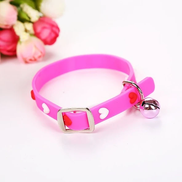 Çıngıraklı Silikon Kedi Köpek Tasması EVV-5793 - Resim 2