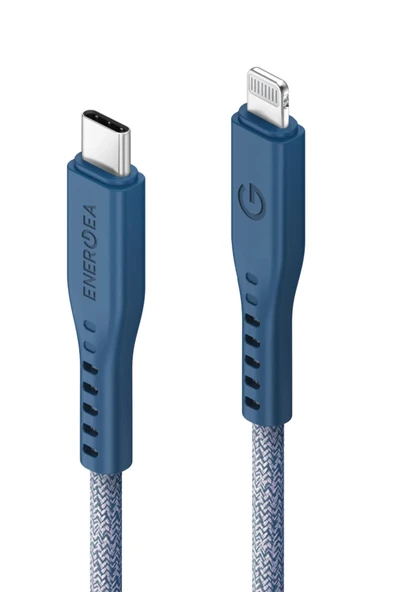 Flow 1.5M 60W Type-C to Lightning PD Hızlı Şarj Kablo - Lacivert - Resim 2