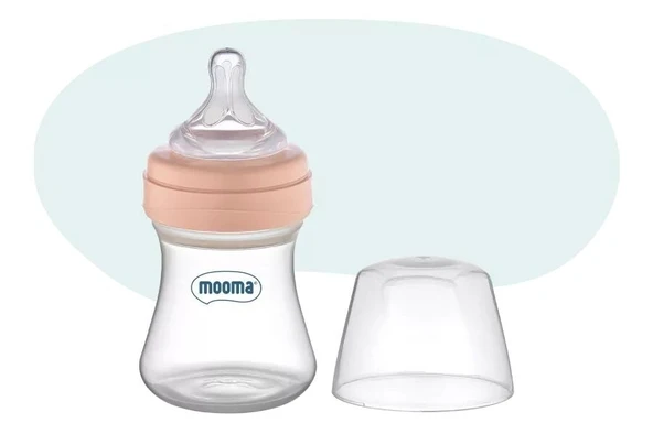 Biberon Anti Kolik Biberon 150 ml Kapaklı Biberon 6 - 18 Ay (Orta Akış) EVV-TT-MMKN150-M - Resim 3