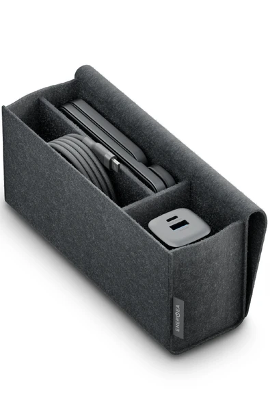 Essential Kit GaN 35W Adaptör 3in1 Kablosuz Şarj Standı ve 100W Type-C to Type-C Kablolu Set - Resim 2