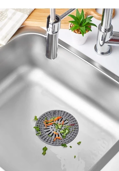 Yuvarlak Süzgeç - Lavabo Süzgeci - Küvet Süzgeci - Resim 2