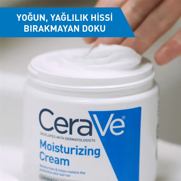 CeraVe Nemlendirici Yüz Ve Vücut Kremi-Kuru Ciltler İçin Seramid Ve Hyalüronik Asit İçerikli 340gr - 2