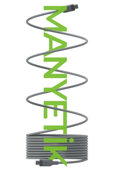 Helix 1.5M 100W Manyetik Katlanma Özellikli Type-C to Type-C PD Hızlı Şarj Kablo - Siyah - Resim 5