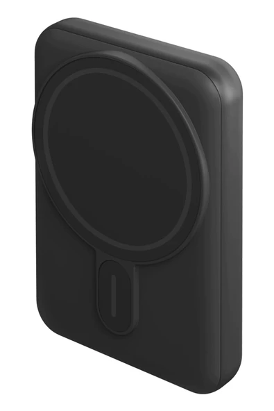 MagPac Mini 10.000 mAh 20W Type-C Kablosuz Şarj Stant Özellikli Magsafe Powerbank - Siyah ürün görseli 1
