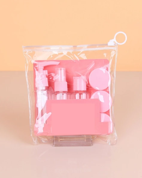 Parfüm Şişesi - Kozmetik Şişesi - 8 li Seyahat Doldurulabilir Kozmetik Seti - 3